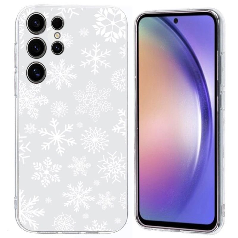 Deksel Samsung Galaxy S25 Ultra 5g Mobildeksel Snøfnugg