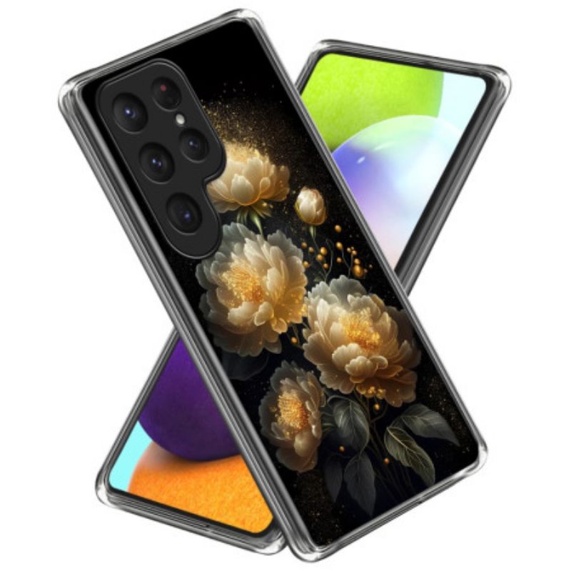 Deksel Til Samsung Galaxy S25 Ultra 5g Gyllen Peon