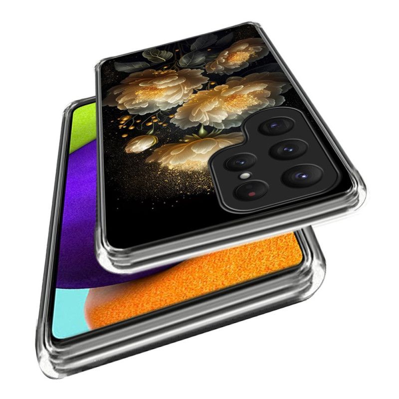 Deksel Til Samsung Galaxy S25 Ultra 5g Gyllen Peon