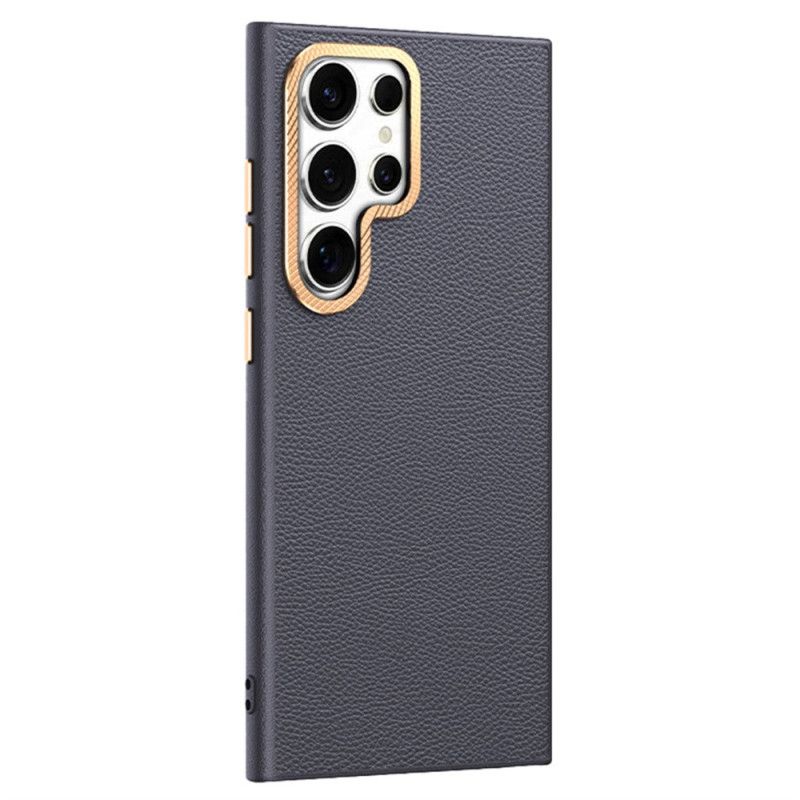 Deksel Til Samsung Galaxy S25 Ultra 5g Teksturert Kunstskinn