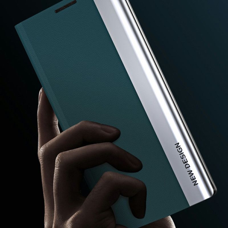 Folio Deksel Lær Samsung Galaxy S25 Ultra 5g Mobildeksel Nytt Design