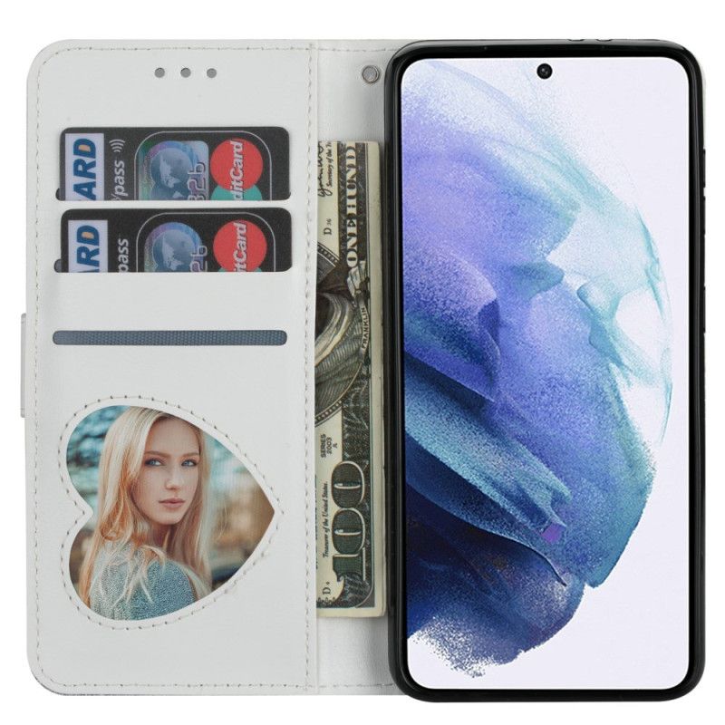 Folio Deksel Samsung Galaxy S25 Ultra 5g Glitterveske Med Stropp