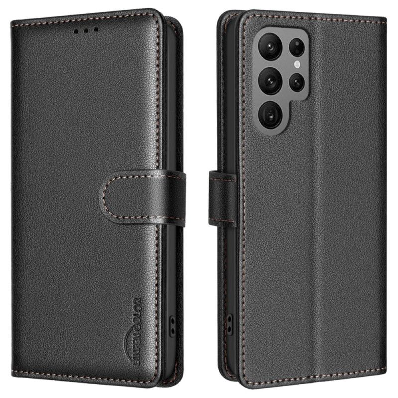 Folio Deksel Til Samsung Galaxy S25 Ultra 5g Binfen Color Rfid-teknologi