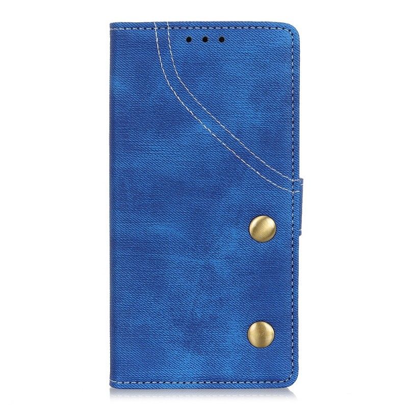 Folio Deksel Sony Xperia 10 Jeans Med Knapp Beskyttelse