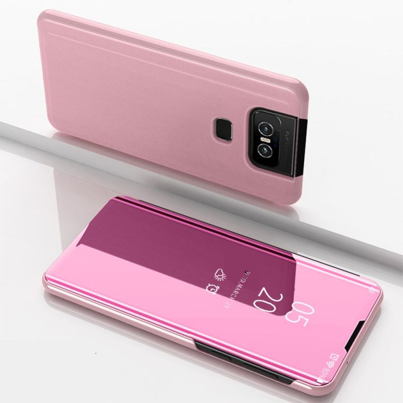 Vis Deksel Asus ZenFone 6 Grå Forenklet Speil