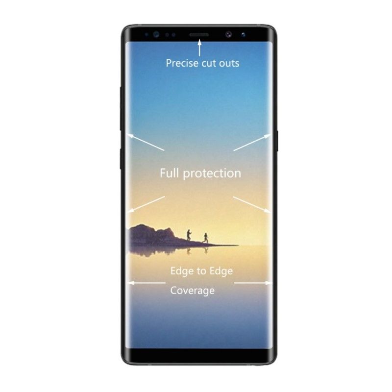 Herdet Glassbeskyttelse Samsung Galaxy Note 8 Svart