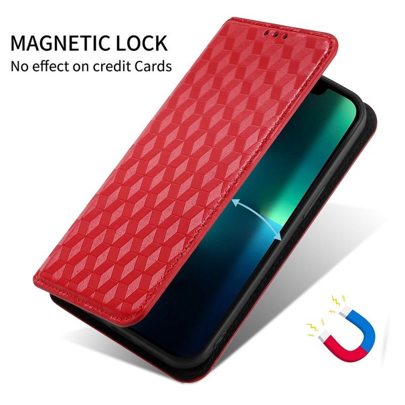 Folio Deksel Lær Oppo Reno 11 5g Mobildeksel 3d-diamanter