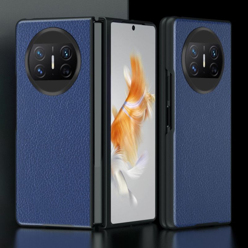 Deksel Huawei Mate X3 Litchi-skinnstil