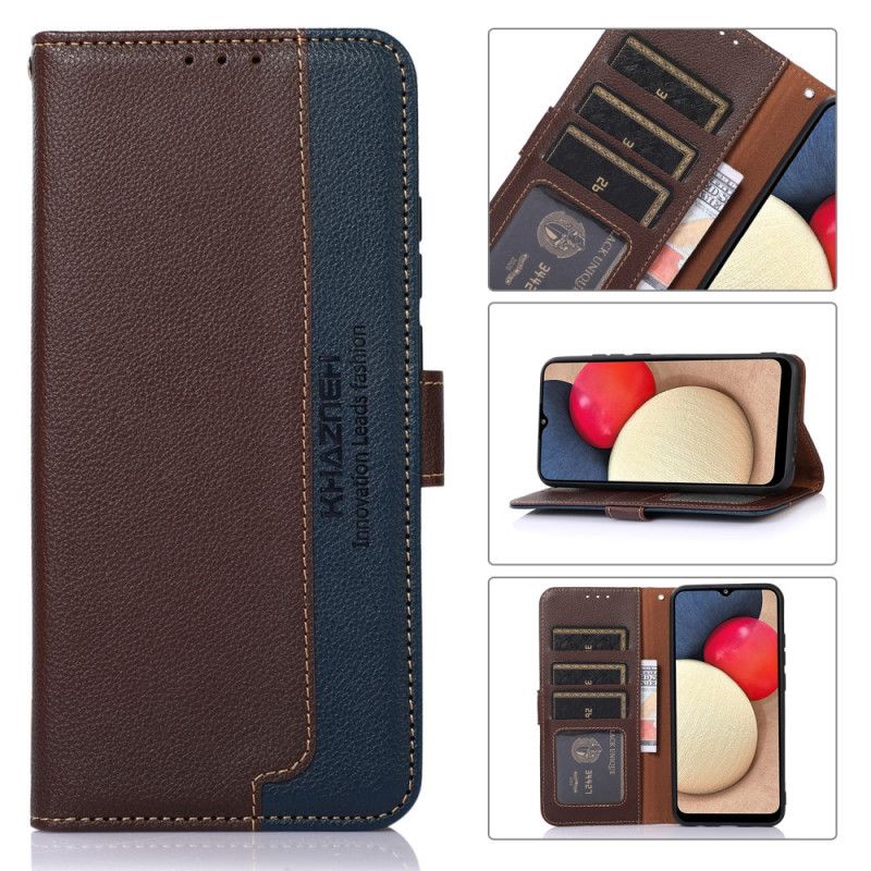 Folio Deksel Moto G200 5g Lychee Style Rfid Khazneh