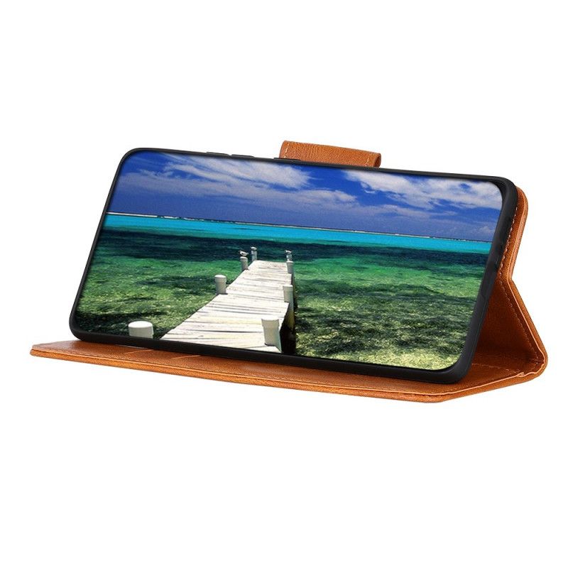 Folio Deksel Moto G200 5g Reversibel Lås Med Læreffekt Beskyttelse Deksel