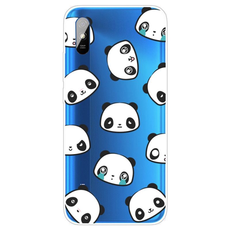 Deksel for Xiaomi Redmi 9A Sentimentale Pandaer