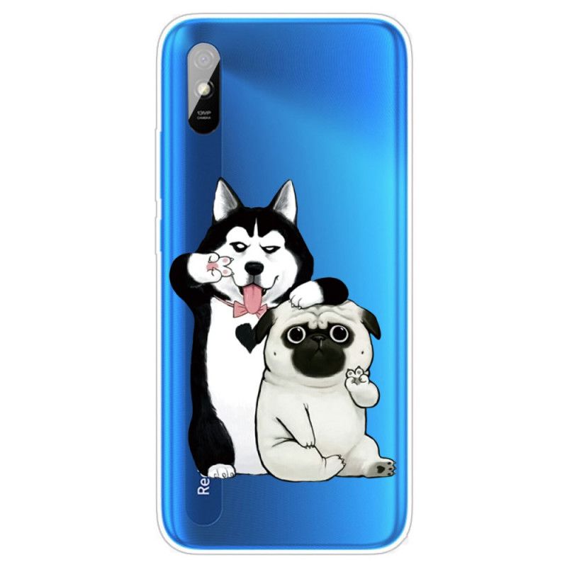 Deksel Xiaomi Redmi 9A Mobildeksel Morsomme Hunder
