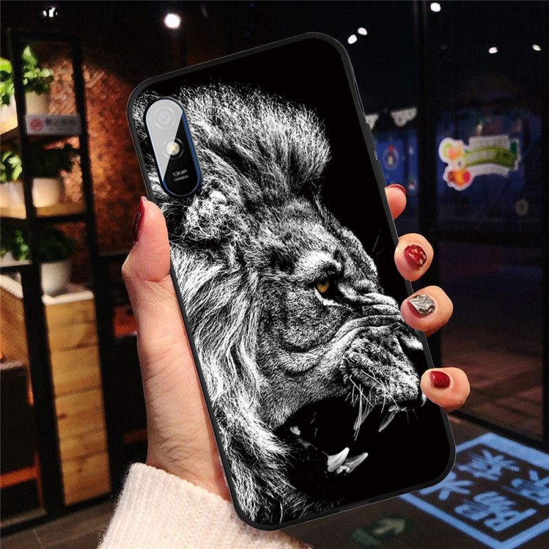 Deksel Xiaomi Redmi 9A Voldsom Løve Anti-fall