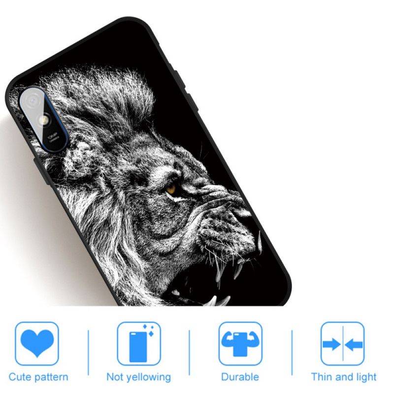 Deksel Xiaomi Redmi 9A Voldsom Løve Anti-fall