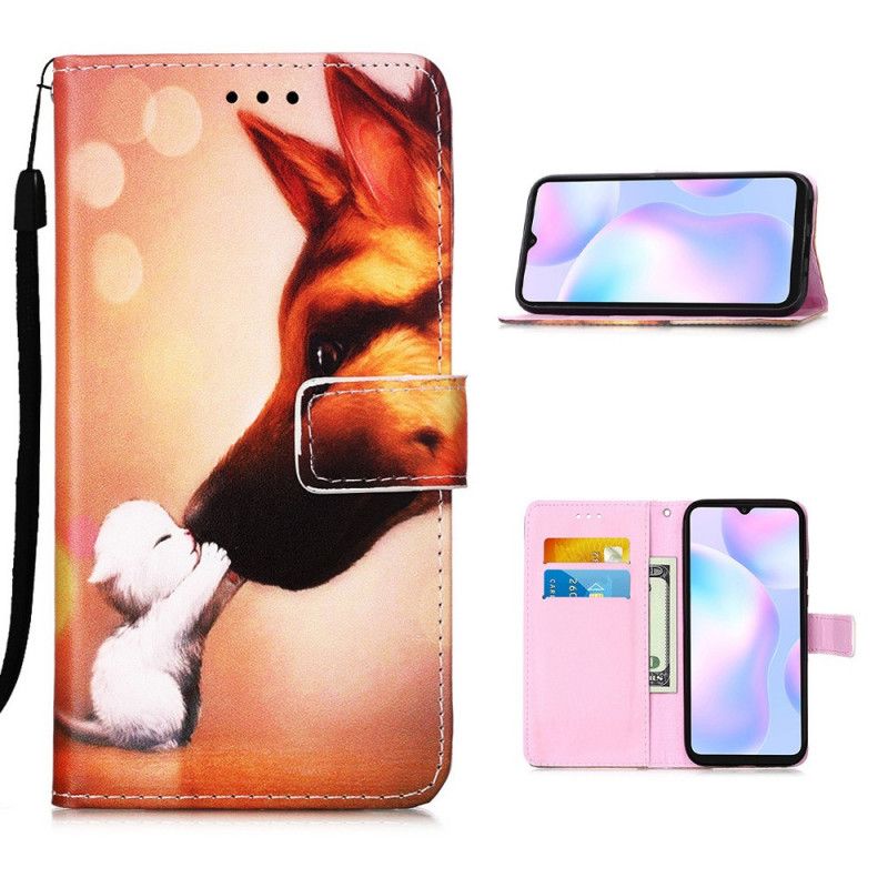 Folio Deksel Xiaomi Redmi 9A Venn Av Ernest Thong-Katten