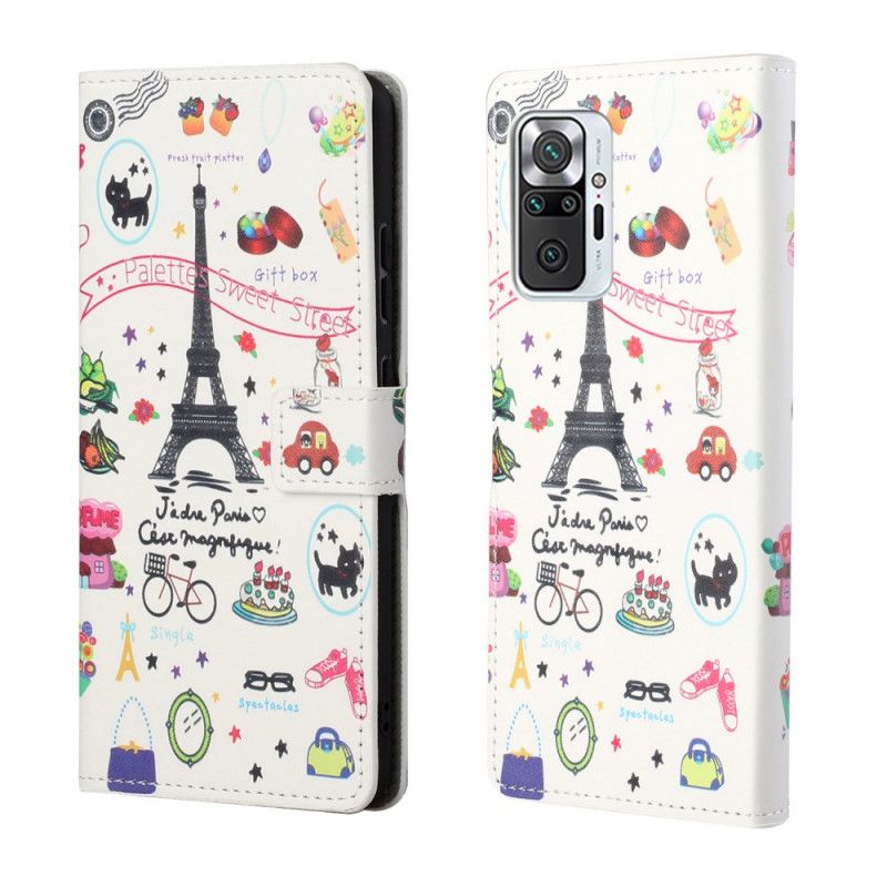 Folio Deksel Xiaomi Redmi Note 10 Pro Jeg Elsker Paris Anti-fall