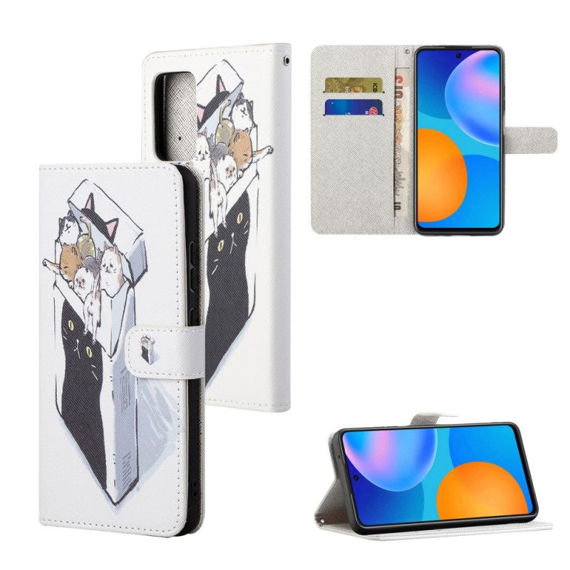 Folio Deksel Xiaomi Redmi Note 10 Pro Levering Av Tanga Katter
