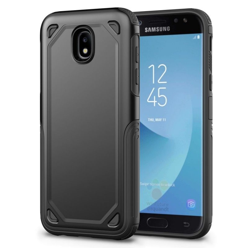 Deksel Samsung Galaxy J5 2017 Svart Premium Metalleffekt