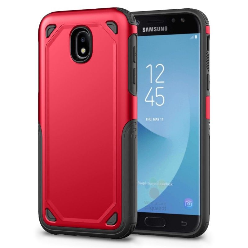 Deksel Samsung Galaxy J5 2017 Svart Premium Metalleffekt