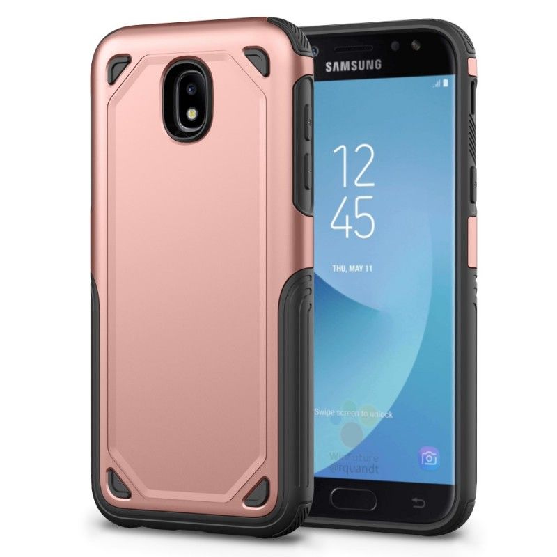Deksel Samsung Galaxy J5 2017 Svart Premium Metalleffekt