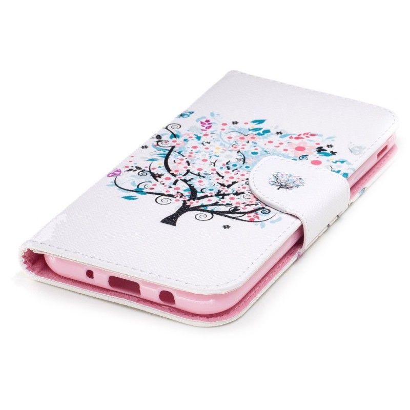 Folio Deksel Samsung Galaxy J5 2017 Blomstret Tre Anti-fall