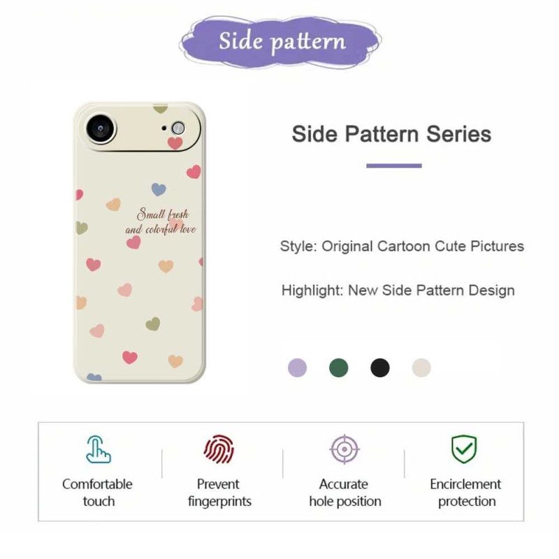 Deksel iPhone Air Fargerike Hjerter