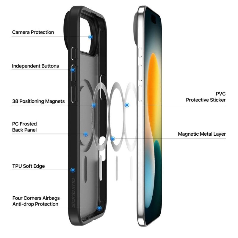 Deksel iPhone Air Magsafe Yind-serien Dux Ducis