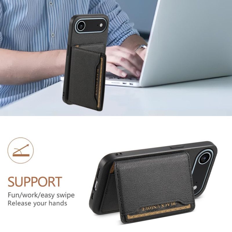 Deksel iPhone Air Premium Kortholder Og Stativ