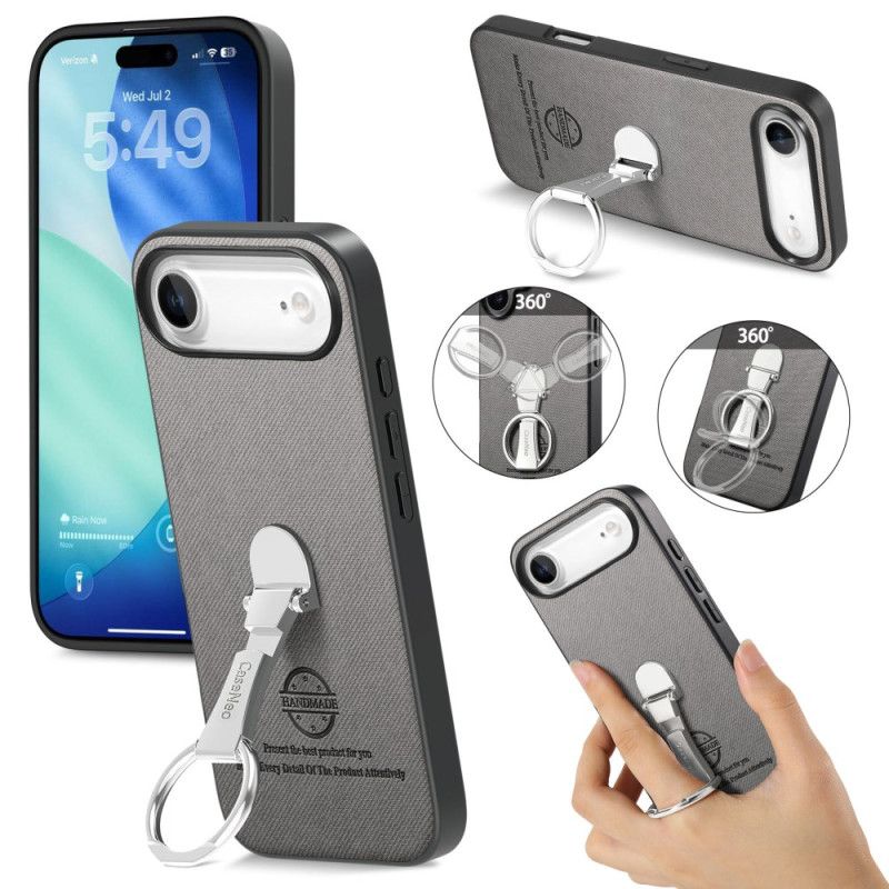 Deksel Til iPhone Air Med Sammenleggbart Stativ Og Twilltekstur