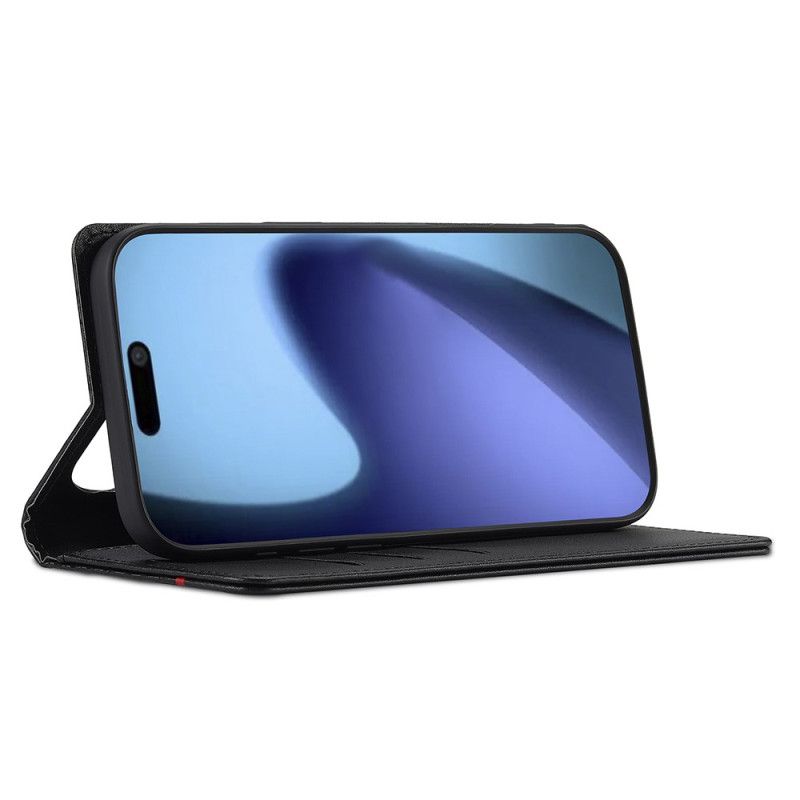 Folio Deksel Lær iPhone Air Karbonfiber Lc.imeeke