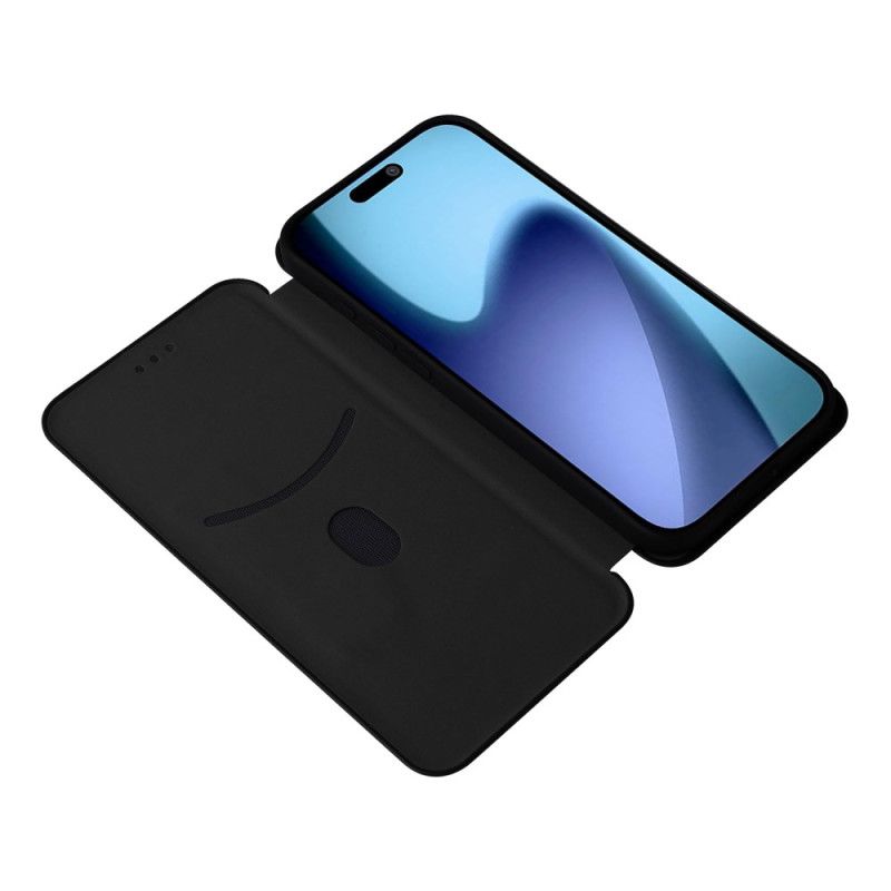 Folio Deksel Lær iPhone Air Mobildeksel Karbonfiber