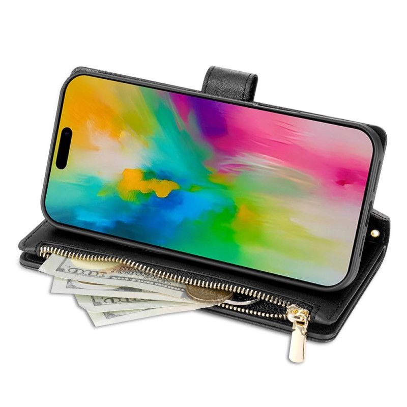 Folio Deksel Til iPhone Air Vattert Med Snor Og Skulderstropp