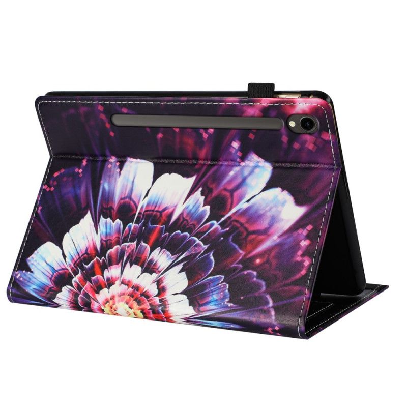 Etui Samsung Galaxy Tab S10 Fe Blomsterdesign