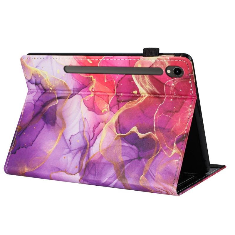 Etui Samsung Galaxy Tab S10 Fe Marmorånd Beskyttelse Deksel