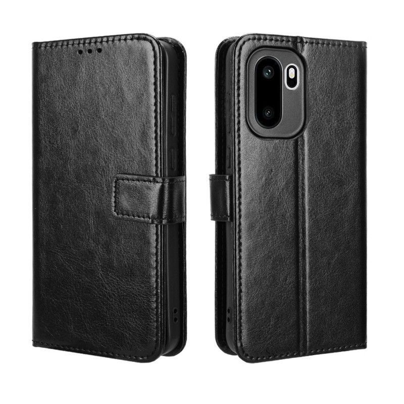 Lærdeksel Folio Deksel Oneplus 15r Mobildeksel Prangende Kunstskinn