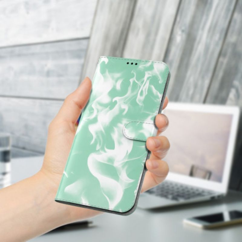 Folio Deksel Oneplus Nord 2 5g Abstrakt Mønster Beskyttelse Deksel