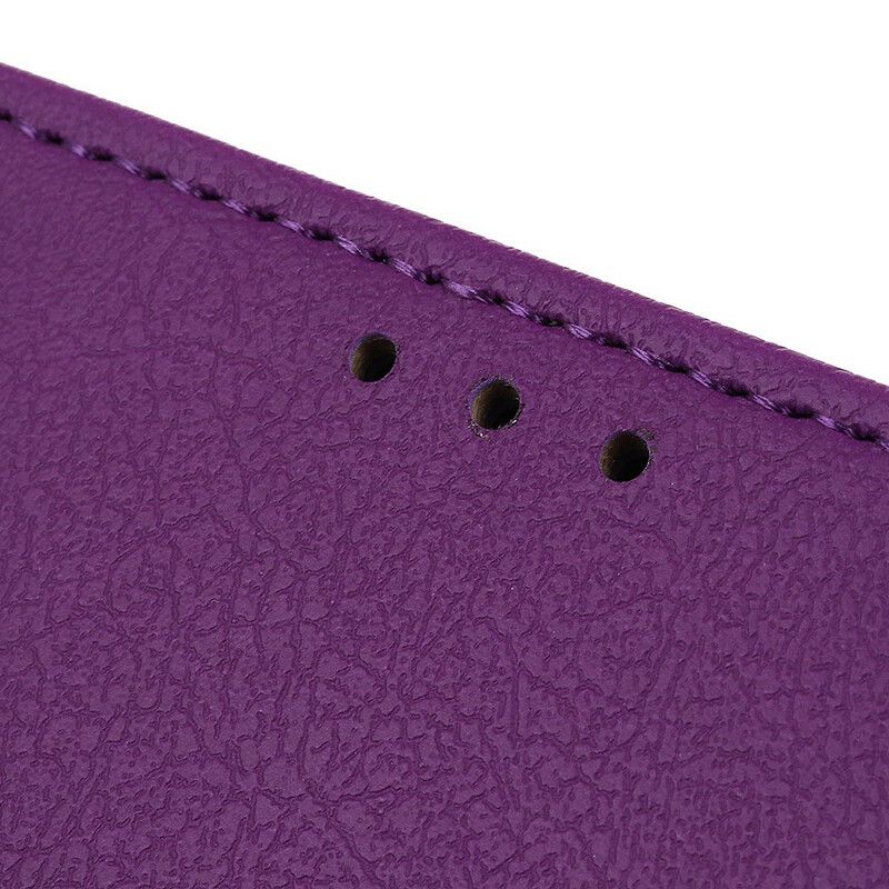 Lærdeksel Folio Deksel Oneplus Nord 2 5g Mobildeksel Enkel Skinnende Skinneffekt