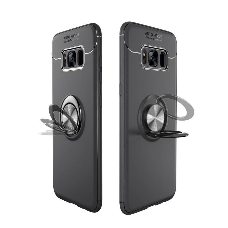 Deksel Samsung Galaxy S8 Svart Mobildeksel Roterende Ring