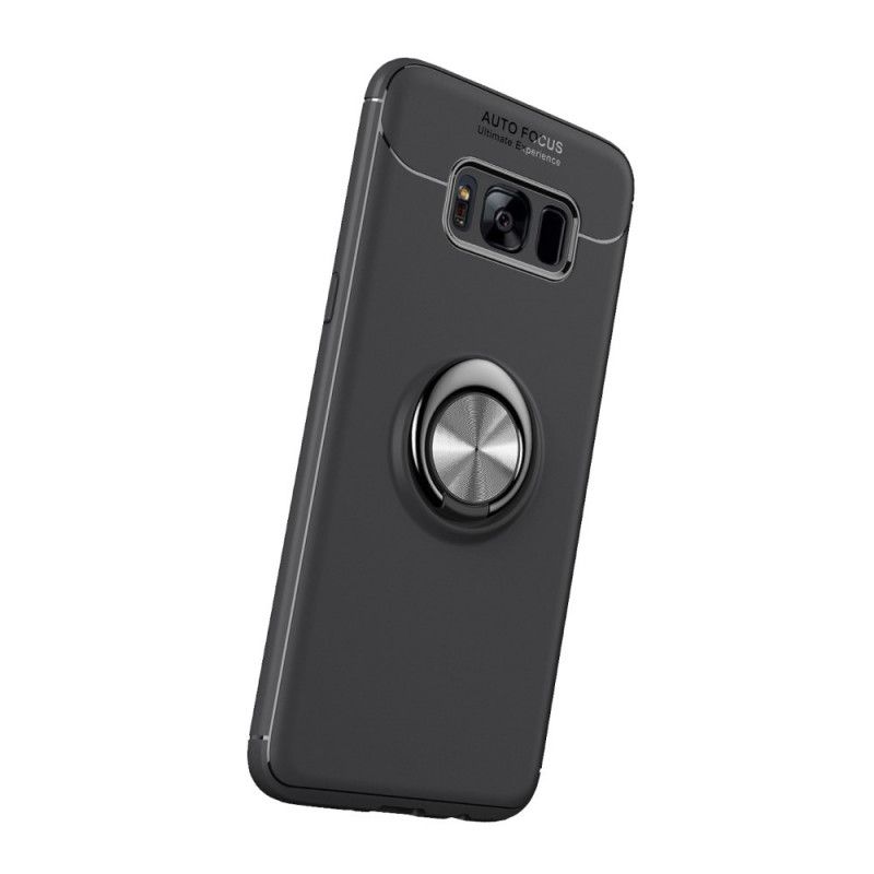 Deksel Samsung Galaxy S8 Svart Mobildeksel Roterende Ring