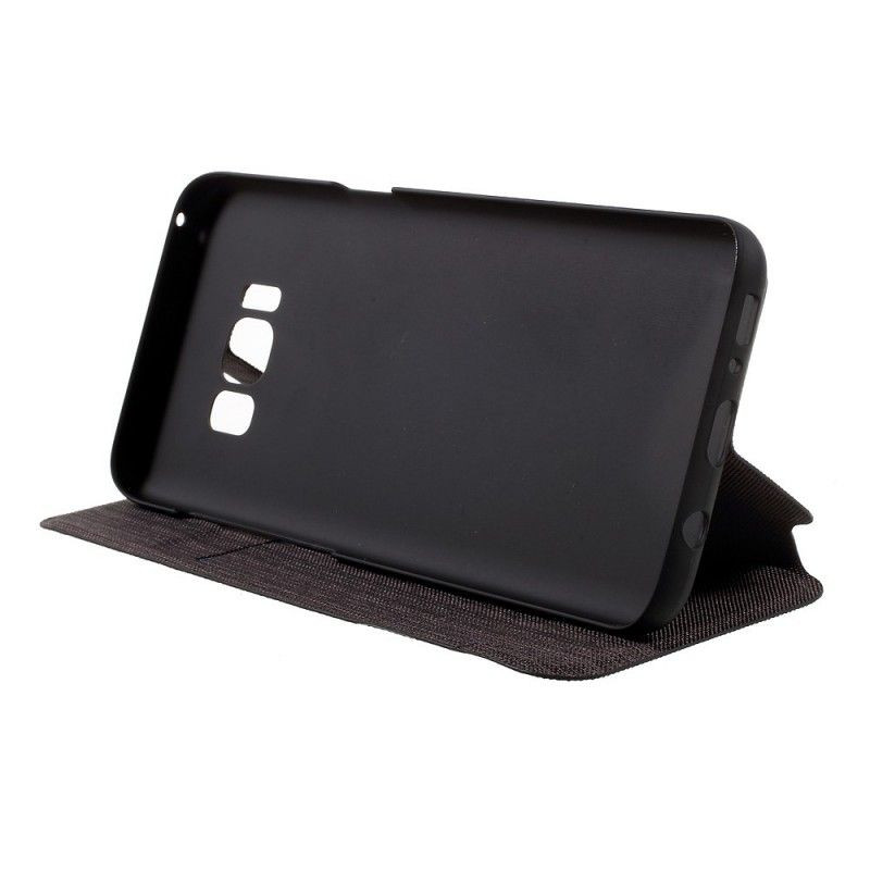 Folio Deksel Samsung Galaxy S8 Svart Lerret