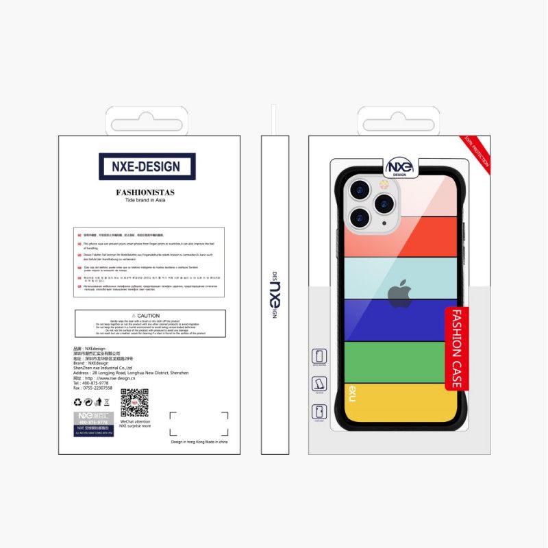 Deksel iPhone 11 Pro Gul Nxe Regnbueserie