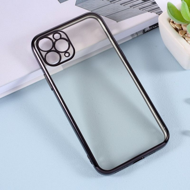 Deksel iPhone 11 Pro Svart Gjennomsiktig Krystall