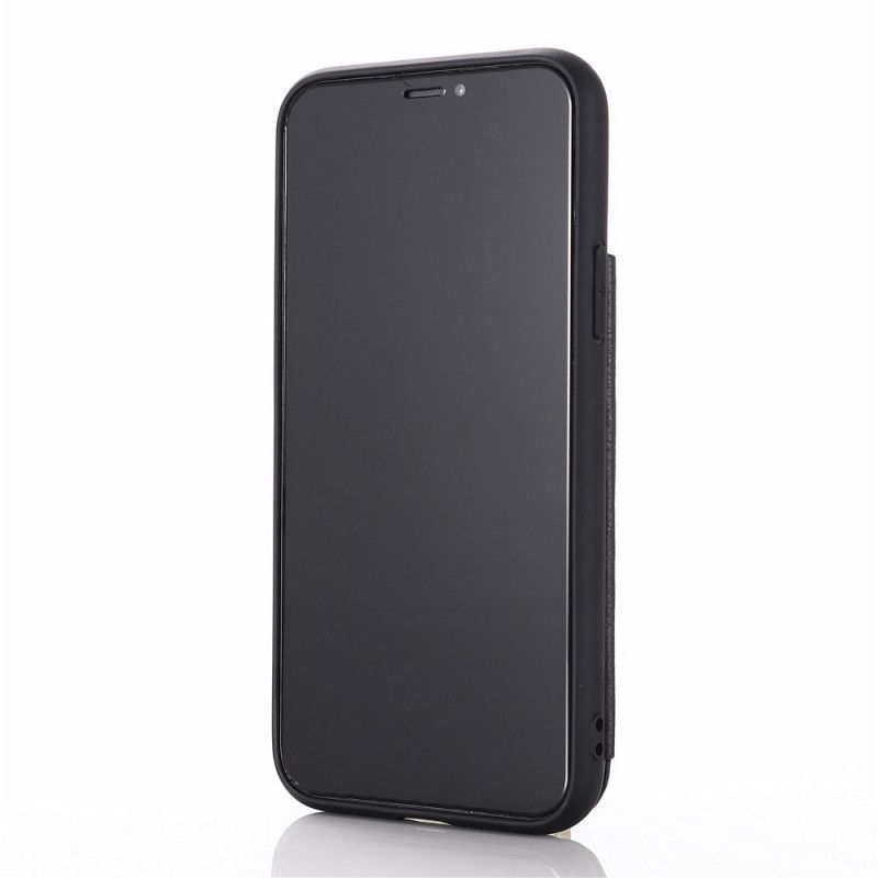 Deksel iPhone 11 Pro Svart Støttekortholder