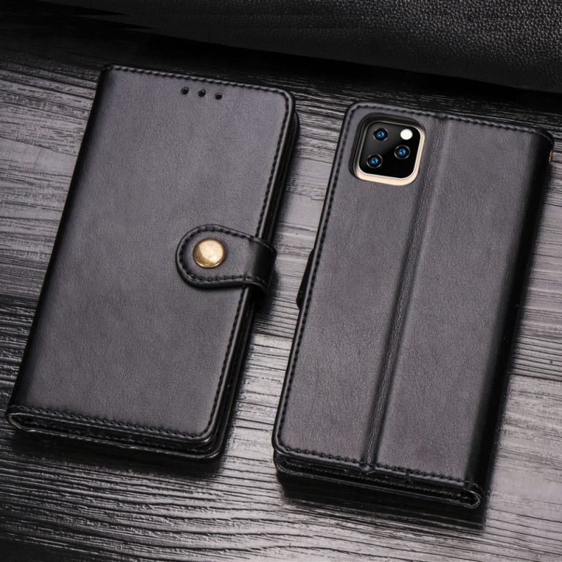 Folio Deksel iPhone 11 Pro Svart Premium Design