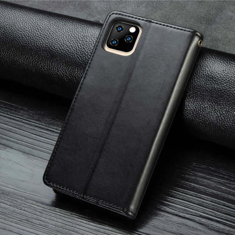 Folio Deksel iPhone 11 Pro Svart Premium Design
