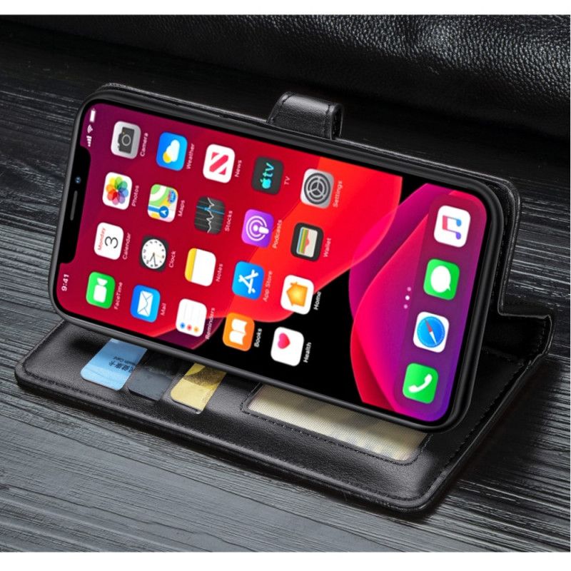 Folio Deksel iPhone 11 Pro Svart Premium Design