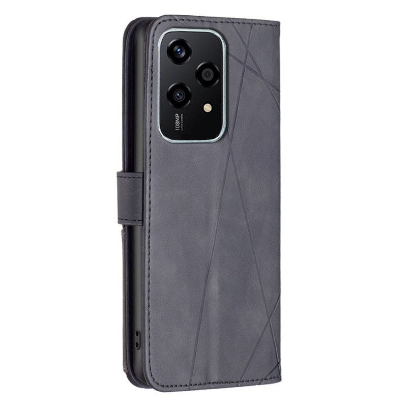 Folio Deksel Honor 200 Lite Binfen Farge Geometriskoffert Beskyttelse Deksel