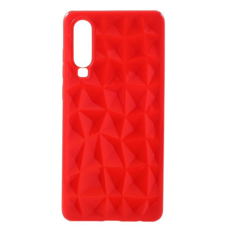 Deksel Huawei P30 Diamanttekstur