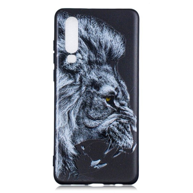 Deksel Huawei P30 Mobildeksel Voldsom Løve