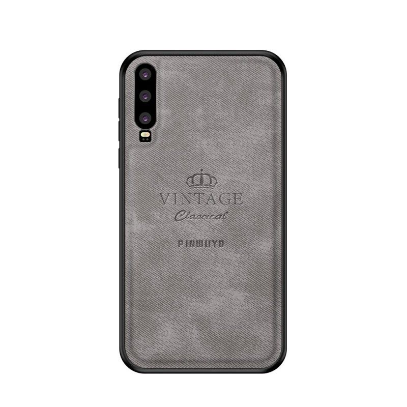 Deksel Huawei P30 Svart Hederlig Årgang Anti-fall